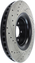 Load image into Gallery viewer, StopTech Slotted & Drilled Sport Brake Rotor - 2015 Ford Mustang Non-Brembo - Front Left