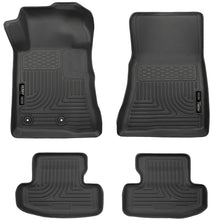 Load image into Gallery viewer, Husky Liners 15-22 Ford Mustang WeatherBeater Black Front & Second Seat Floor Liner