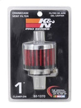 Load image into Gallery viewer, K&N 1in Flange ID x 2in OD x 1.5 inch H Rubber Base Crankcase Vent Filter