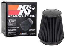 Load image into Gallery viewer, K&N Universal Rubber Filter Round Tapered 6in Flange ID x 7.5in Base OD x 5.25in Top OD x 8in Height