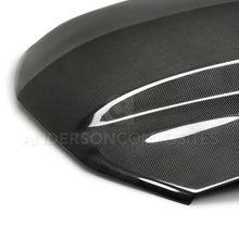 Load image into Gallery viewer, Anderson Composites 10-12 Ford Mustang Type-CJ 3in Carbon Fiber Cowl Hood