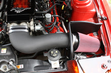 Load image into Gallery viewer, JLT 05-09 Ford Mustang GT Series 3 Black Textured Cold Air Intake Kit w/Red Filter - Tune Req
