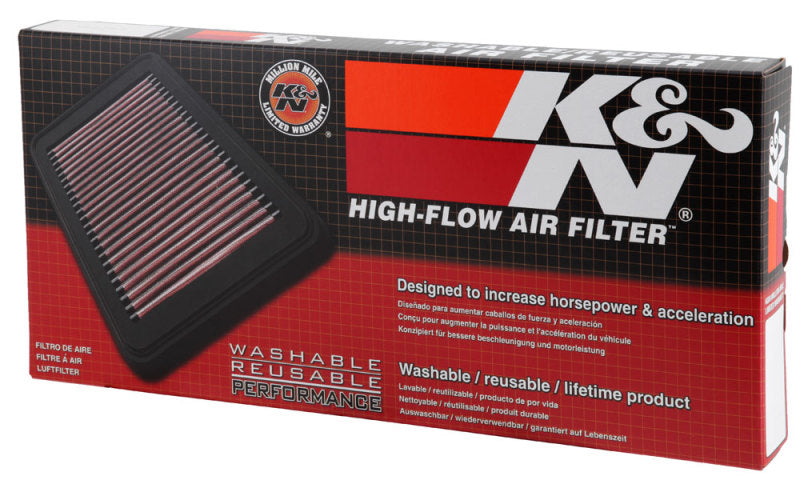K&N 03-05 Fiat Punto L4-1.3L DSL Replacement Drop In Air Filter