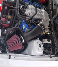 Load image into Gallery viewer, JLT 10-14 Ford Mustang GT500 Black Textured Big Air Intake Kit w/Red Filter - Tune Req