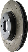 Load image into Gallery viewer, StopTech 05-13 Chrysler300/300C / 09-12 Dodge Challenger Front Left Drilled & Slotted Rotor