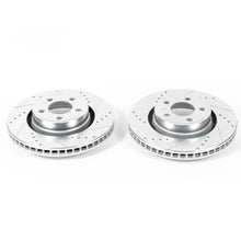 Load image into Gallery viewer, Power Stop 15-19 Ford Mustang Front Evolution Drilled & Slotted Rotors - Pair