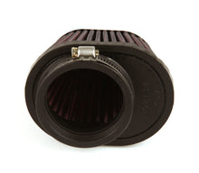Load image into Gallery viewer, K&N Uni Chrome Oval Tapered Filter 2.125in FlgID x 4inB OL x 3inB OW x 3inT OL x 2inT OW x 2.75in H