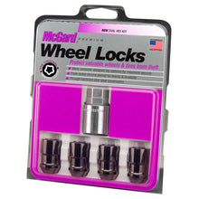 Load image into Gallery viewer, McGard Wheel Lock Nut Set - 4pk. (Cone Seat) M12X1.5 / 19mm & 21mm Dual Hex / 1.46in. Length - Black