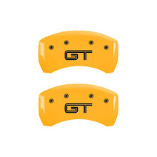 Load image into Gallery viewer, MGP Rear set 2 Caliper Covers Engraved Rear S197/GT Yellow finish black ch