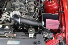 Load image into Gallery viewer, JLT 05-09 Ford Mustang V6 Series 2 Black Textured Cold Air Intake Kit w/Red Filter - Tune Req