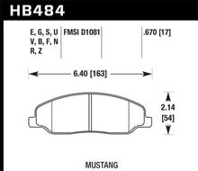 Load image into Gallery viewer, Hawk 05-10 Ford Mustang GT & V6 / 07-08 Shelby GT HT-10 Race Front Brake Pads