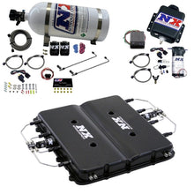 Load image into Gallery viewer, Nitrous Express Nitrous & Water Injection Kit w/Billet LT4 Supercharger Lid w/12lb Bottle