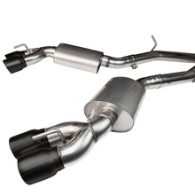 Load image into Gallery viewer, Kooks 16-20 Cadillac CTS-V 6.2L LT4 3in 304SS GREEN Catted Header-Back Exhaust w/Black Tips