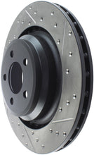 Load image into Gallery viewer, StopTech SportStop 06-09 Chrysler SRT-8 Rear Left Drilled & Slotted Rotor