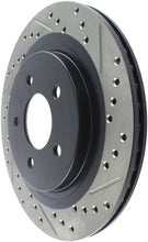 Load image into Gallery viewer, StopTech 05-10 Ford Mustang Slotted & Drilled Left Rear Rotor