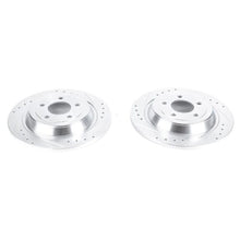 Load image into Gallery viewer, Power Stop 15-19 Ford Mustang Rear Evolution Drilled & Slotted Rotors - Pair