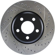 Load image into Gallery viewer, StopTech 05-13 Chrysler300/300C / 09-12 Dodge Challenger Front Left Drilled & Slotted Rotor