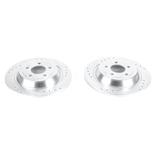 Load image into Gallery viewer, Power Stop 15-19 Ford Mustang Rear Evolution Drilled & Slotted Rotors - Pair