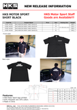 HKS MOTORSPORT BUTTON-UP SHIRT BLACK M
