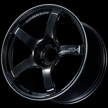 Load image into Gallery viewer, Advan TC4 18x8 +45 5-114.3 Racing Black Gunmetallic & Ring Wheel