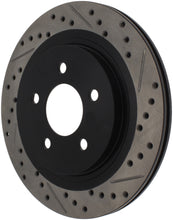 Load image into Gallery viewer, StopTech 05-10 Ford Mustang Slotted & Drilled Left Rear Rotor