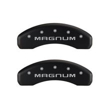 Load image into Gallery viewer, MGP 4 Caliper Covers Engraved Front & Rear Magnum Red finish silver ch