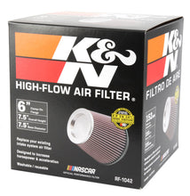 Load image into Gallery viewer, K&N Round Tapered Universal Air Filter 6in Flange ID x 7.5in Base OD x 5in Top OD x 6.5in Height