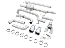 Load image into Gallery viewer, AWE 0FG 21+ Ford F150 Dual Split Rear Exhaust - 5in Chrome Silver Tips
