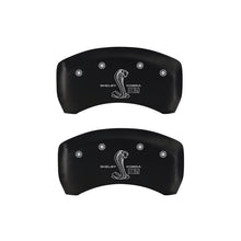 Load image into Gallery viewer, MGP Rear set 2 Caliper Covers Engraved Rear GT350 Shelby & Cobra Red finish silver ch