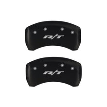 Load image into Gallery viewer, MGP 4 Caliper Covers Engraved Front & Rear RT1-Truck Red finish silver ch