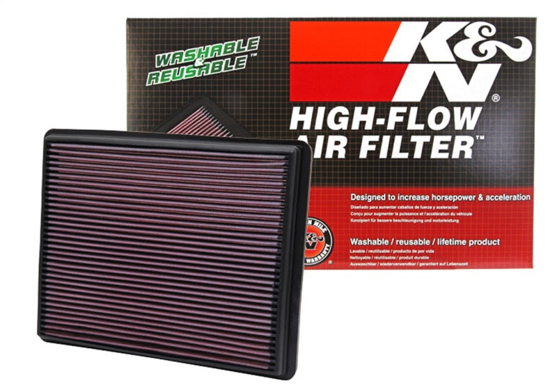 K&N 02-04 Cadillac / 99-10 Chevy/GMC Pickup / 99-01 Jeep Drop In Air Filter