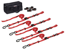 Load image into Gallery viewer, SpeedStrap 1In Motorcycle Tie-Down Kit - Red