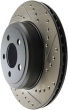 Load image into Gallery viewer, StopTech 05-09 Chrysler 300 (5.7L V8 exc SRT-8) Rear Left Slotted & Drilled Rotor