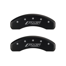 Load image into Gallery viewer, MGP 4 Caliper Covers Engraved Front & Rear Gen 5/RS Red finish silver ch