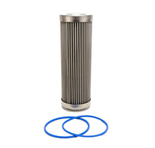 Load image into Gallery viewer, Fuelab 100 Micron Stainless Steel Replacement Element - 6in w/2 O-Rings & Instructions