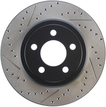 Load image into Gallery viewer, StopTech 05-09 Chrysler 300 (5.7L V8 exc SRT-8) Rear Right Slotted & Drilled Rotor