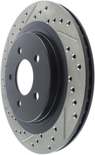 Load image into Gallery viewer, StopTech 05-10 Ford Mustang Slotted & Drilled Right Rear Rotor