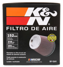 Load image into Gallery viewer, K&N Round Tapered Universal Air Filter 6 inch Flange 7 1/2 inch Base 5 inch Top 7 1/2 inch Height