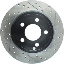Load image into Gallery viewer, StopTech 05-13 Chrysler300/300C / 09-12 Dodge Challenger Rear Left Drilled & Slotted Rotor