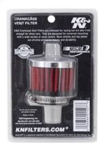 Load image into Gallery viewer, K&N 1in Flange ID x 2in OD x 1.5 inch H Rubber Base Crankcase Vent Filter