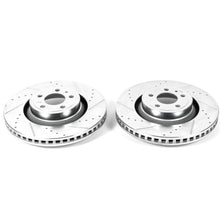 Load image into Gallery viewer, Power Stop 15-19 Ford Mustang Front Evolution Drilled & Slotted Rotors - Pair