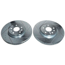 Load image into Gallery viewer, Power Stop 20-21 Chevrolet Corvette Front Evolution Drilled & Slotted Rotor - Pair
