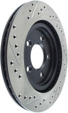 Load image into Gallery viewer, StopTech 05-10 Ford Mustang Slotted & Drilled Left Rear Rotor