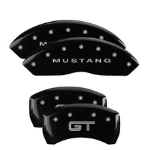 Load image into Gallery viewer, MGP 4 Caliper Covers Engraved Front & Rear MGP Yellow finish black ch