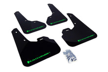 Load image into Gallery viewer, Rally Armor 10-13 Mazda3/Speed3 Black UR Mud Flap w/ Green Logo