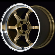 Load image into Gallery viewer, Advan R6 18x10.5 +24 5-114.3 Machining & Racing Brass Gold Wheel