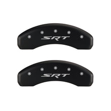 Load image into Gallery viewer, MGP 4 Caliper Covers Engraved Front & Rear SRT Red finish silver ch