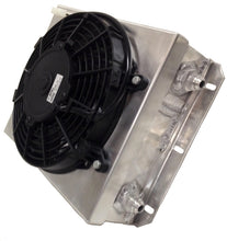 Load image into Gallery viewer, CSF Dual Fluid Bar & Plate HD Oil Cooler w/9in SPAL Fan (1/3 & 2/3 Partition) - 13.8in L x 10in H