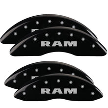Load image into Gallery viewer, MGP 4 Caliper Covers Engraved Front & Rear MGP Red finish silver ch