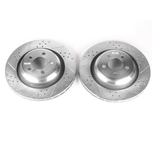 Load image into Gallery viewer, Power Stop 05-10 Chrysler 300 Rear Evolution Drilled & Slotted Rotors - Pair